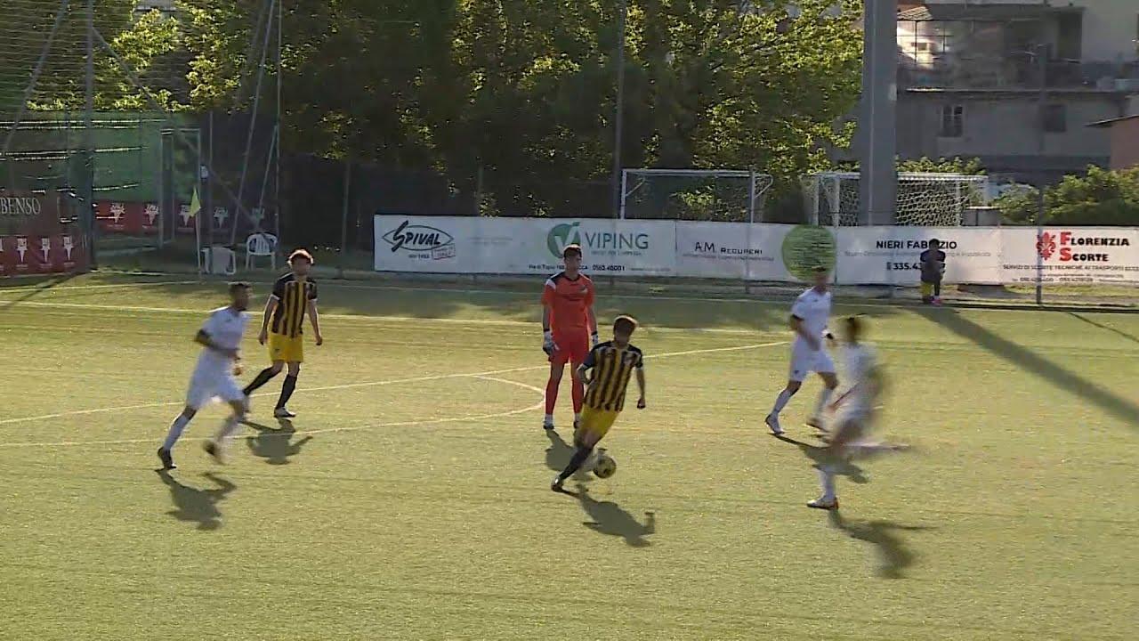 Un flash del match tra Tau e Figline dove si nota la “grande mobilità” del portiere