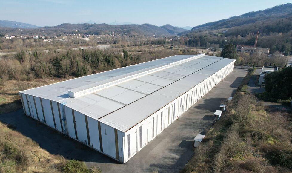 Il capannone della Matec a Boceda di Mulazzo dove nascerà il nuovo polo dell’azienda