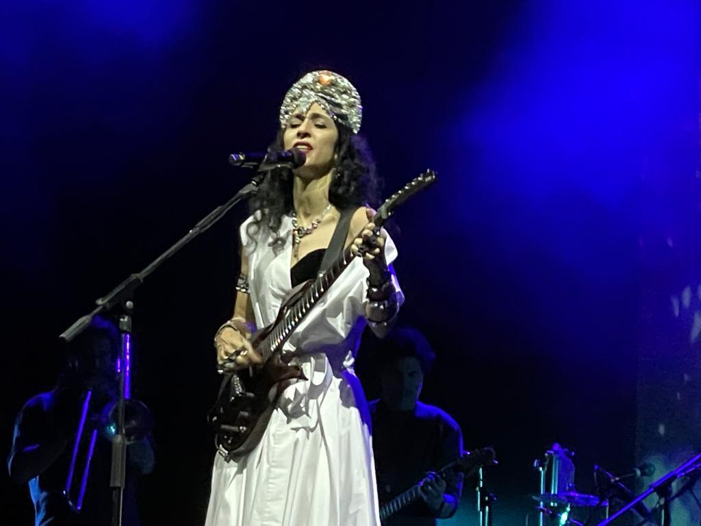 Marisa Monte durante il concerto di Cagliari