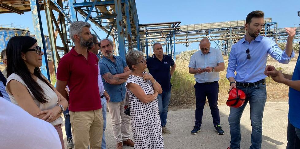 Tor del sale. L’assessora Monni in visita all’ex centrale dell’Enel 