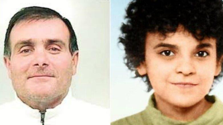 A sinistra l'assassino, a destra la giovane vittima di 17 anni
