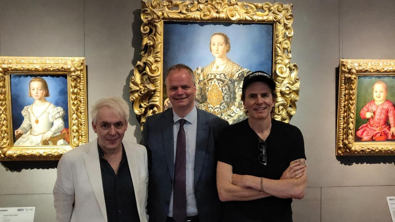 I Duran Duran agli Uffizi: la visita prima del concerto a Lido di Camaiore - Le foto