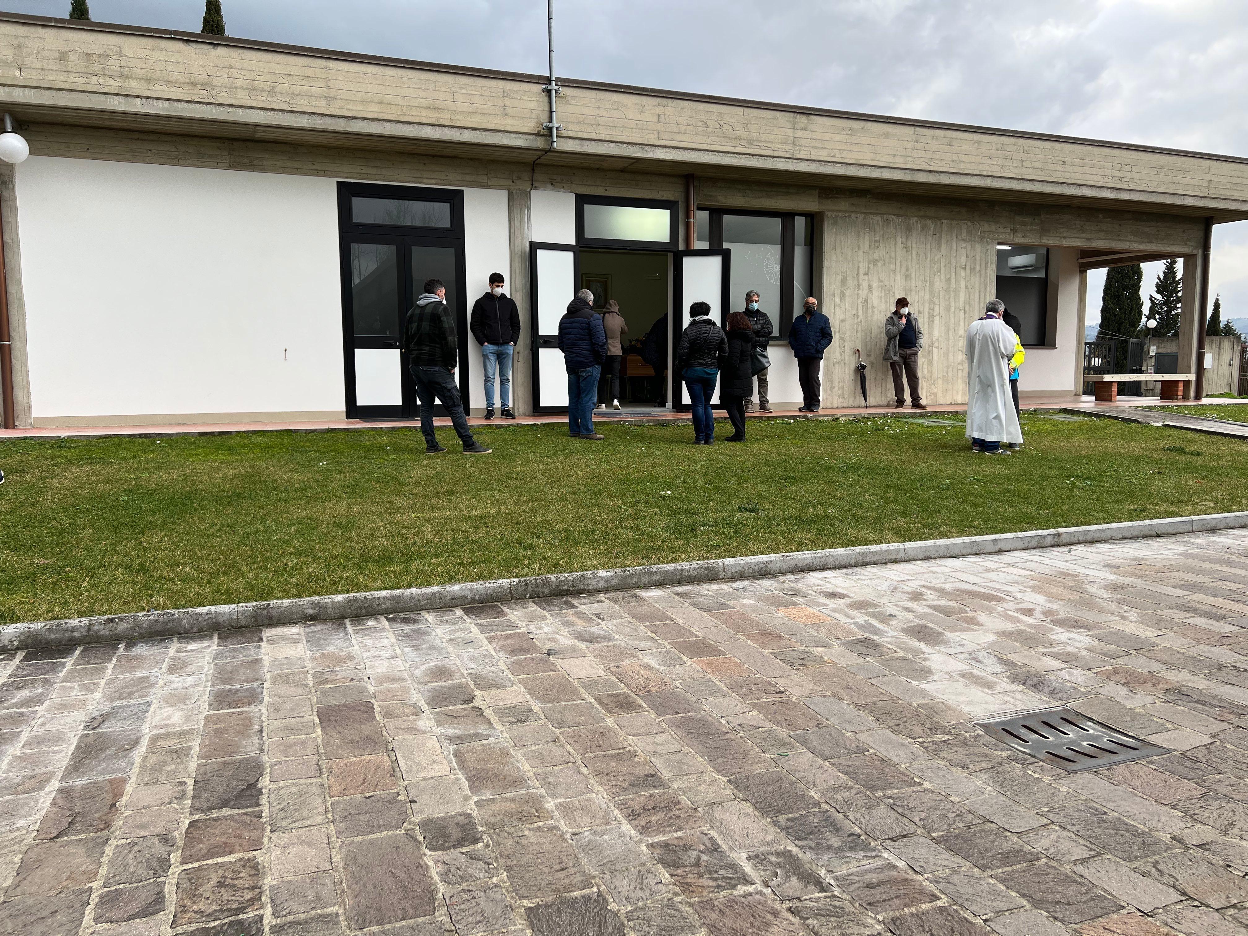 Il funerale di Graziano Lotti