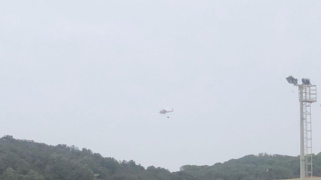 Brucia il bosco a Piombino