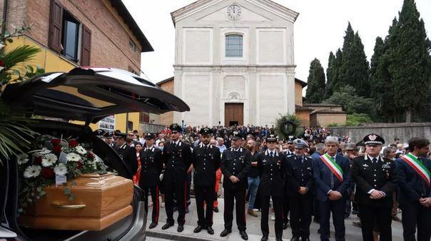Il funerale del luogotenente Lorenzo Mosto