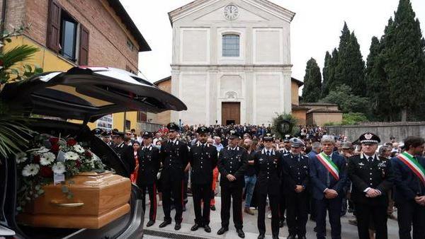 Il funerale del luogotenente Lorenzo Mosto