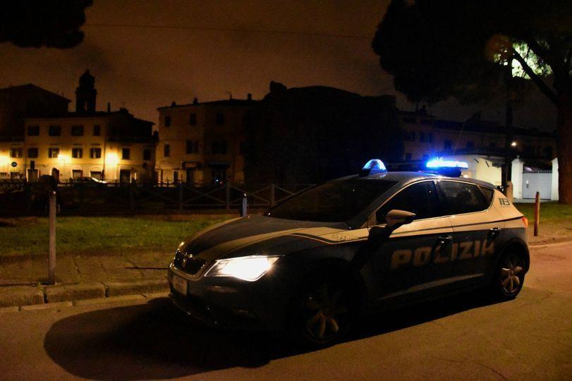 Un intervento della polizia