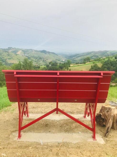 Nuova super panchina: la seconda in provincia è sui monti di Pazzano