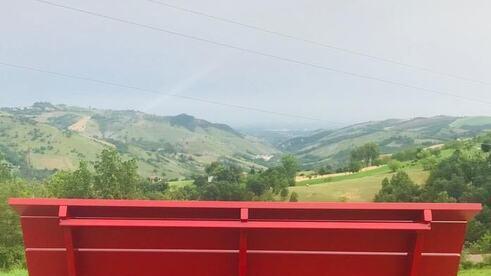 Nuova super panchina: la seconda in provincia è sui monti di Pazzano