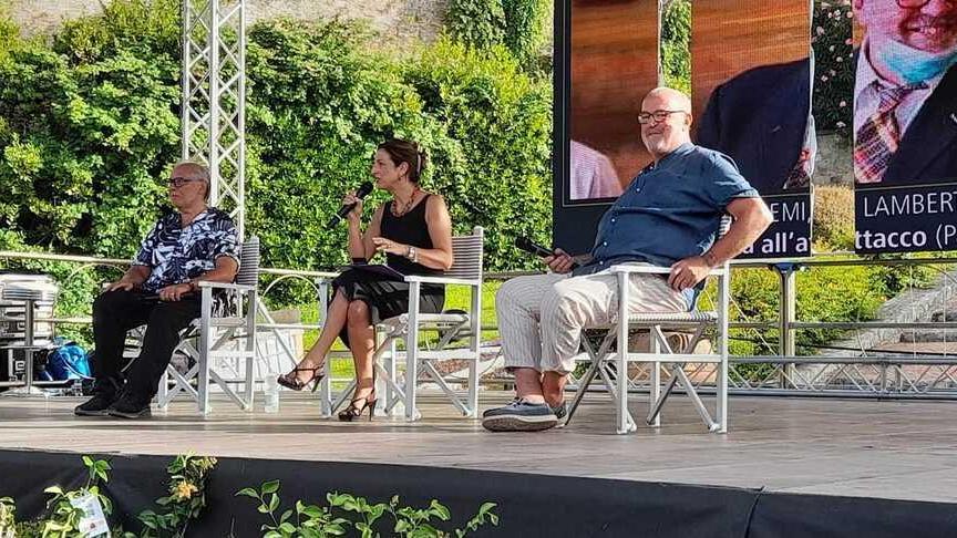 Un momento della presentazione del libro