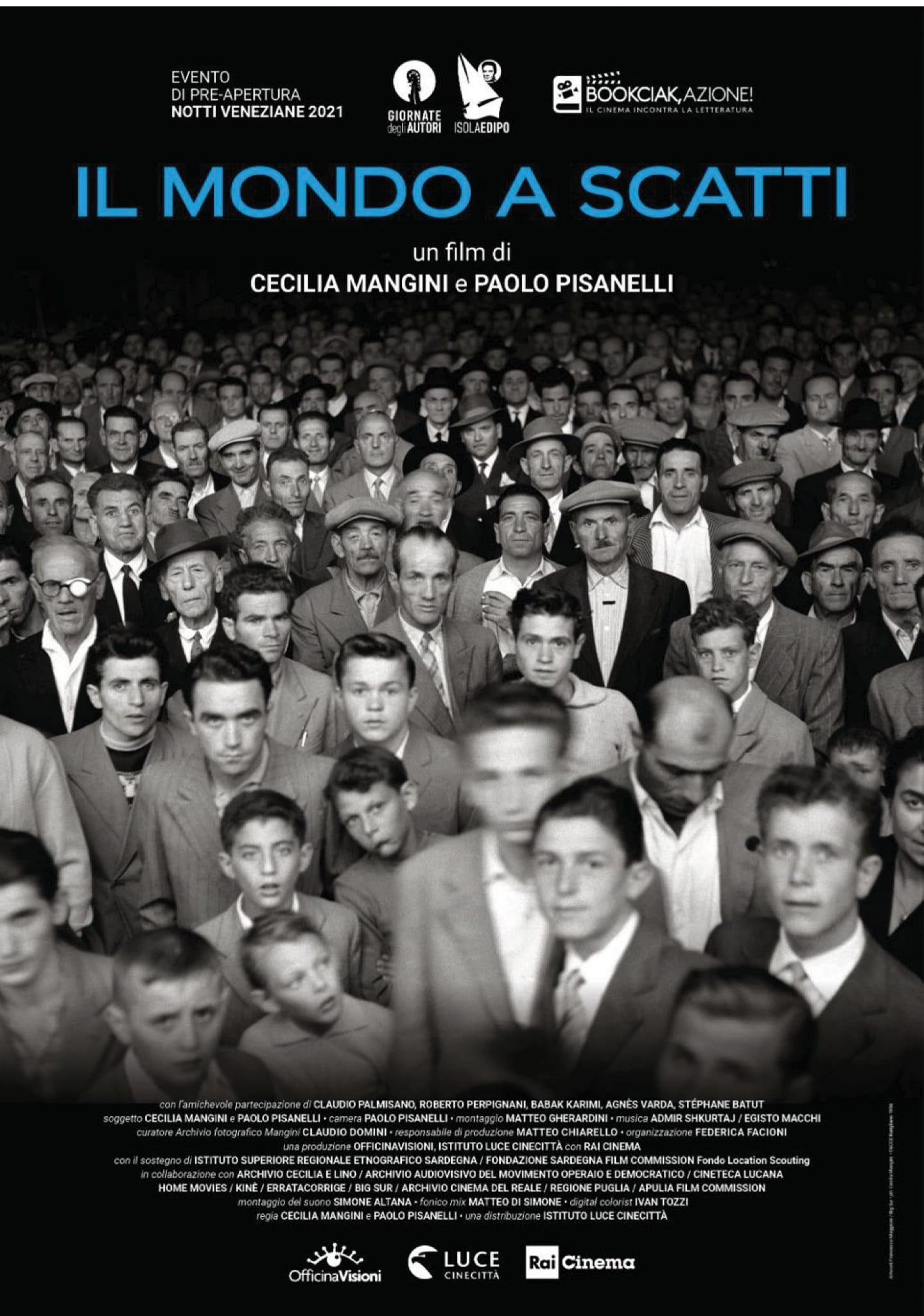 La locandina de "Il mondo degli scatti"