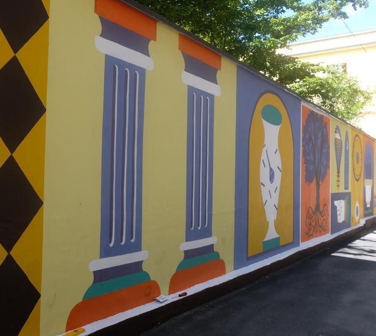 Carpi. Il murale “Carp est” trasforma e abbellisce via Bellentanina 