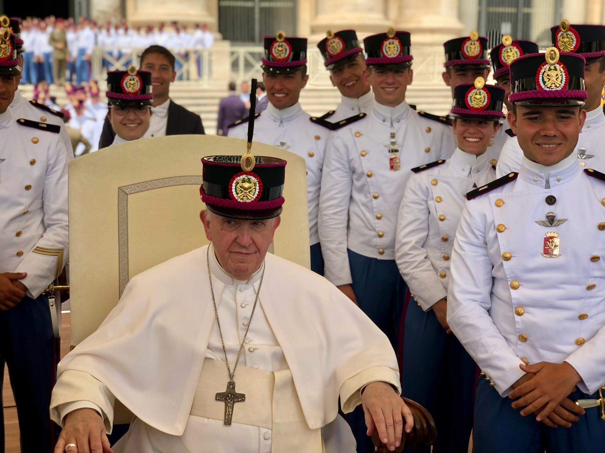 L’Accademia militare di Modena a Roma: visita speciale a Papa Francesco 
