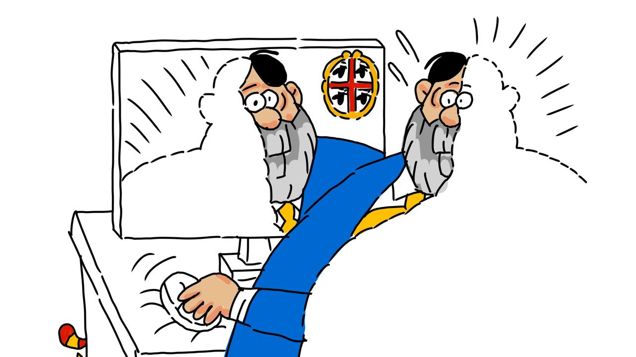 La vignetta di Gef: gli hacker rubano dati sensibili della Regione
