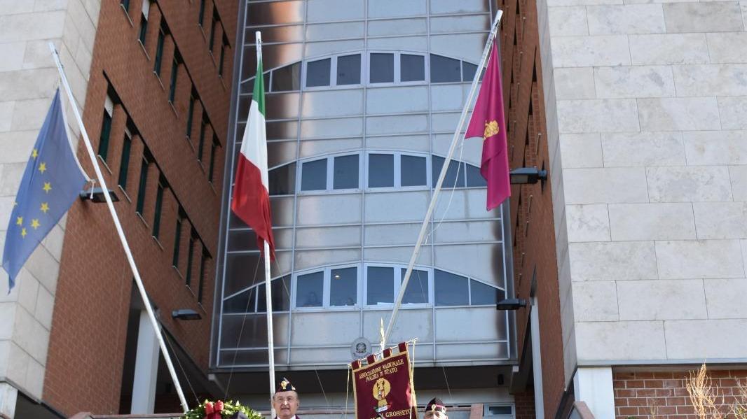 Alcuni soci durante un'attività di rappresentanza