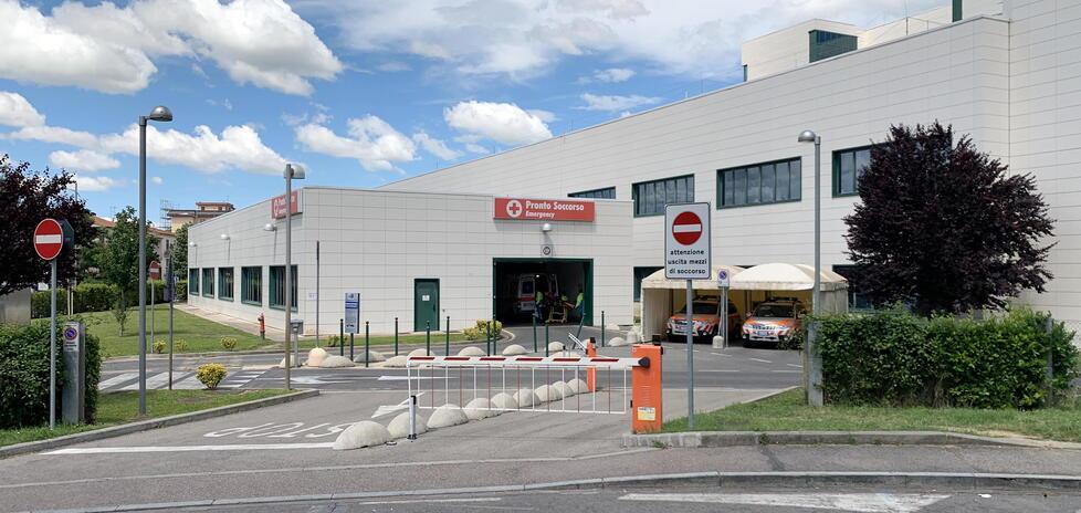 L'ingresso del pronto soccorso
