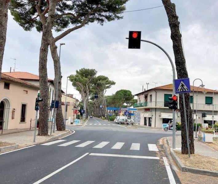 La località Cinque Strade a Rosignano Solvay (nello scatto di Michele Falorni)
