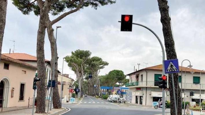 La località Cinque Strade a Rosignano Solvay (nello scatto di Michele Falorni)