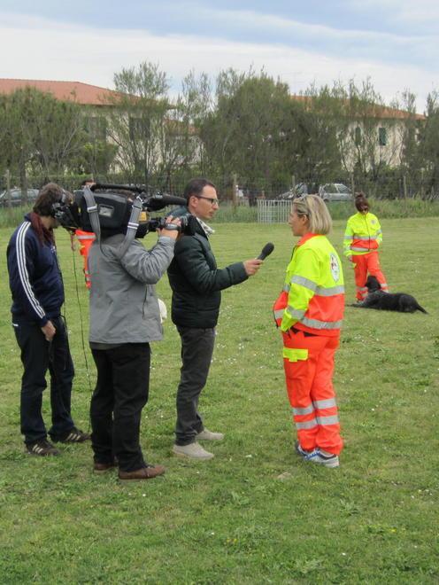 Emma e Bo, riflettori tv sui cani di Rosignano 
