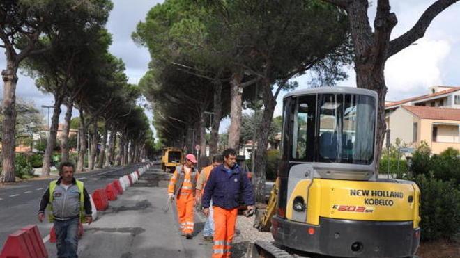 Via della Repubblica Iniziati i lavori