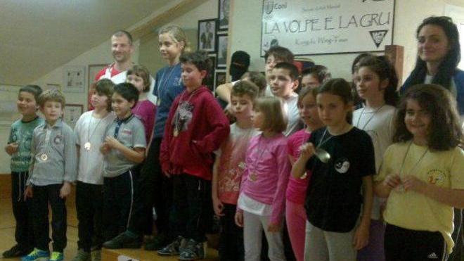 E i bimbi imparano giocando l’arte del kung-fu