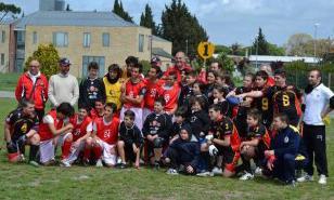 L’Olimpia primo nel girone nel campionato flag Under 15