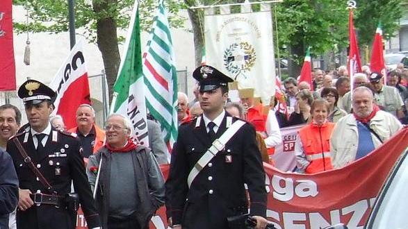 Corteo del Primo Maggio in Vallata