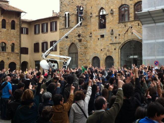 La carica dei mille, tutti in posa per VolterraTeatro 