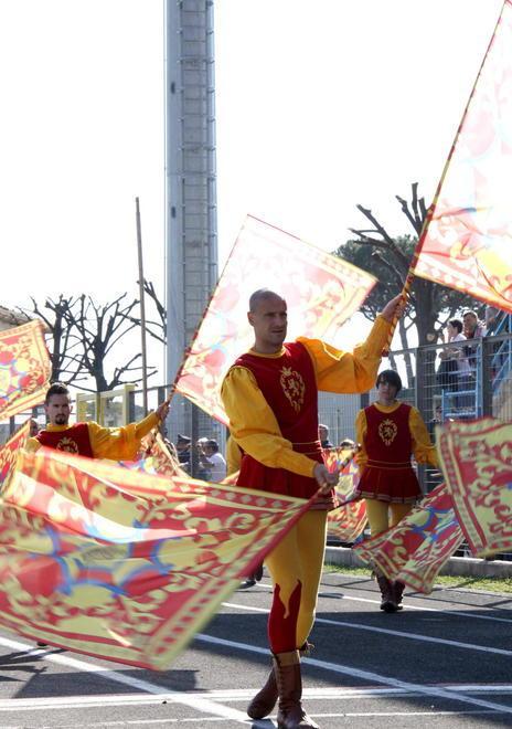 Tre sbandieratori chiamati in nazionale