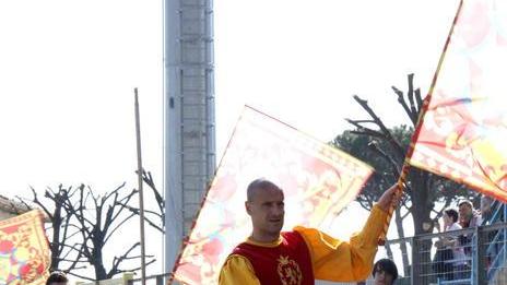 Tre sbandieratori chiamati in nazionale