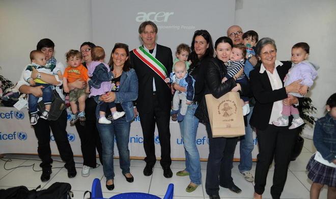 La pigotta dell’Unicef a 233 bambini 