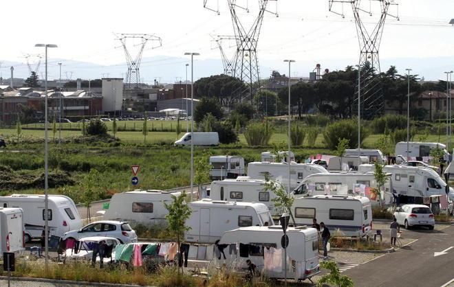 Spunta un accampamento abusivo 