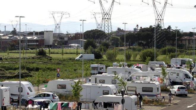 Spunta un accampamento abusivo