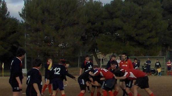 Rugby under 14 buon galoppo col forte Gispi Prato