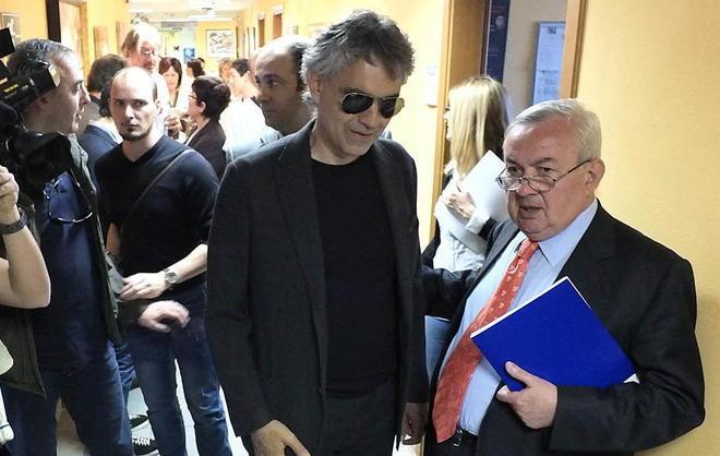 La voce di Bocelli risuona nell’Hospice per il Progetto dolore 