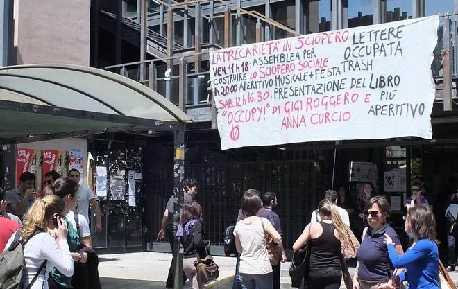 Gli antagonisti occupano Lettere e l’ex Gea 