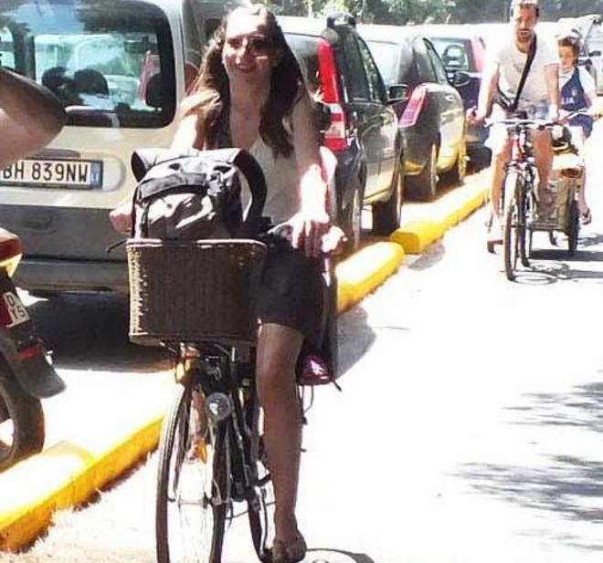 Una pista per bici autofinanziata 