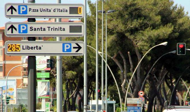 Il parcheggio è sempre deserto