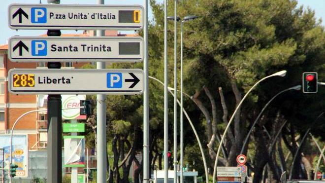 Il parcheggio è sempre deserto