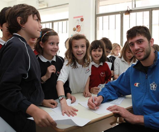Nicola Benedetti, l’olimpionico incanta i bambini 