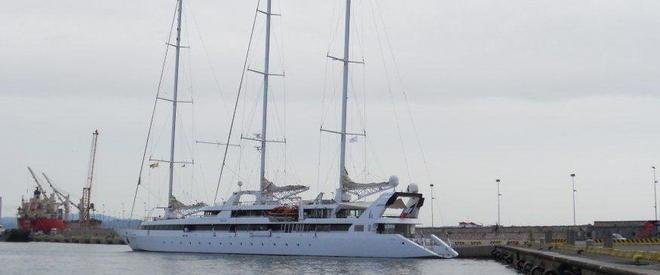 “le ponant” alla banchina trieste 