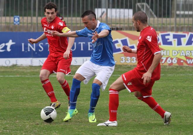 Prato sconfitto 1-0 a Piacenza Espulso Fogaroli 