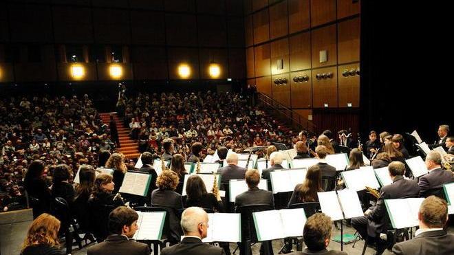 La filarmonica in concerto all’Odeon per Daini