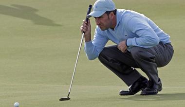 Olazabal si allena sul green dell’Argentario 