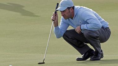 Olazabal si allena sul green dell’Argentario