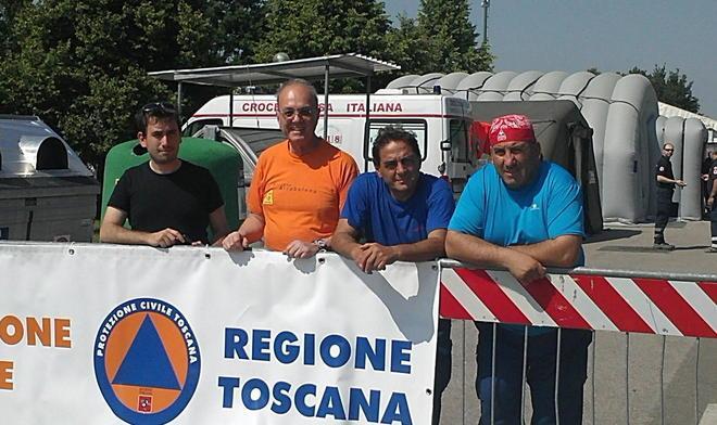 Giusti, dalla Valdera alle terre del sisma