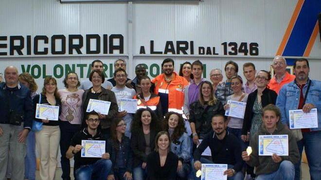 Lari, attestati ai nuovi volontari