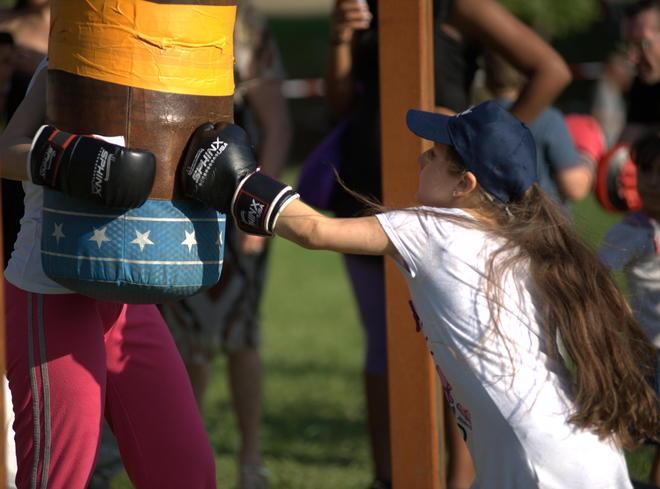 Il parco del Villone invaso dagli sportivi 