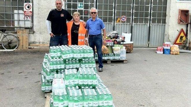 La solidarietà degli ultrà bianconeri