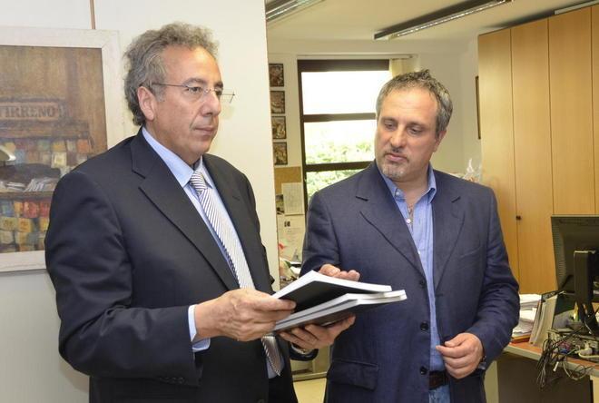 Il prefetto Valentini in visita alla redazione